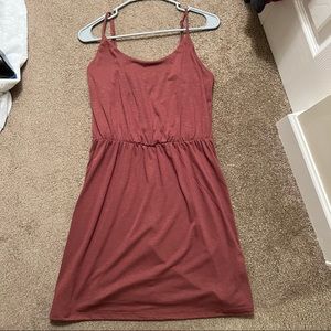 Color: Red Lacquer. Comfy dress. Old Navy. Maybe wore this once